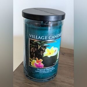 Tropical Getaway Scented Candle - Teal